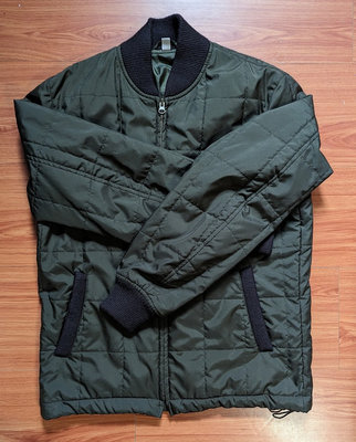 日本購入 UNIQLLO 男裝 HEATTECH 保暖 輕暖 空氣 PADDED 方格紋 寬鬆感 衍縫  文青 風格 外套 夾克