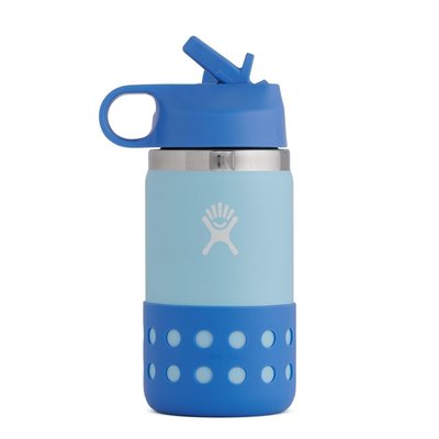 【Hydro Flask】特 12oz 355ml 冰山藍 吸管蓋 兒童寬口保溫鋼瓶 吸管水瓶不鏽鋼保溫保冰瓶保冷保溫瓶