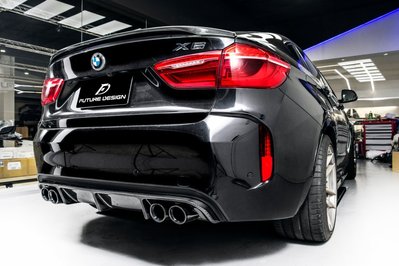 【政銓企業有限公司】BMW X6M   X5M RKP款 高品質 碳纖維 卡夢 後下巴 現貨供應 免費安裝F85 F86