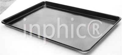 INPHIC-商用烤盤 烘焙工具 模具鋁合金沖孔烤盤 陽極不沾 兩款烤箱用 黑