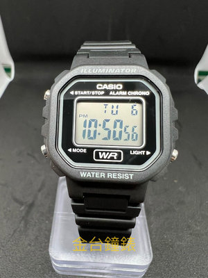 【金台鐘錶】CASIO卡西歐 學生錶 兒童數字錶 (女錶) LA-20WH-1A