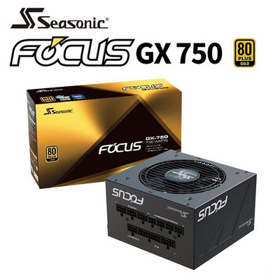 【澄名影音展場】海韻 Seasonic FOCUS GX-750 電源供應器 金牌/全模 (編號:SE-PS-FOGX750)