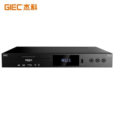 DVD碟機杰科(GIEC)BDP-G5300真4K UHD藍光播放機杜比視界全區DVD影碟機CD