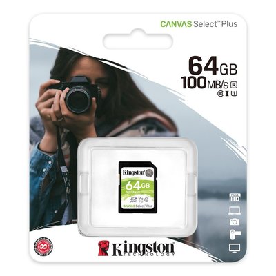 含稅附發票 公司貨 Kingston 金士頓 64GB SDXC SD U1 C10 V10 SDS2/64G 記憶卡