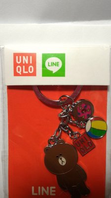 【鑰匙圈】 UNIQLO x LINE 熊大 兔兔 聯名 鑰匙圈 非賣品 LINE FRIENDS 熊大