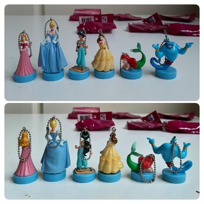 【kuttoi】2005年7-11超商Disney迪士尼公仔跳棋（公主系列6隻、米奇系列7隻、小熊維尼系列3隻-共16隻