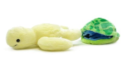 日本進口 限量品 好品質可愛烏龜海龜海洋海底動物烏龜殼可脫下有趣好玩的絨毛娃娃玩偶擺件送禮禮物 6582c