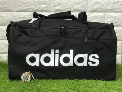 龜字標記ADIDAS LINEAR CORE DUFFEL BAG 黑 側背包 旅遊包 健身包 DT4826 台灣公司貨
