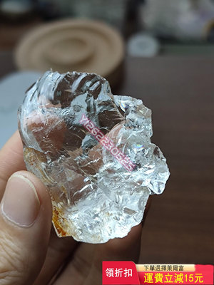 天然爆彩黃膠花水晶原石，這個晶體真的是絕絕子了，小精品原石， 天然原石 奇石擺件 把玩石【匠人收藏】