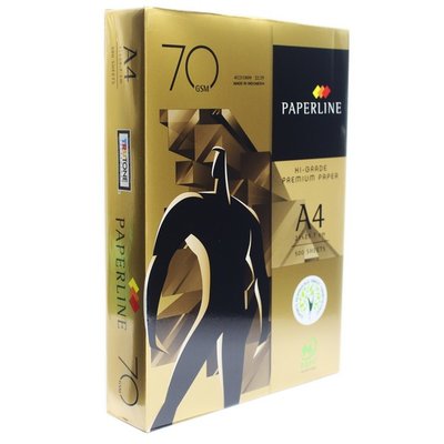 金牌 Paperline A4影印紙 白色(70磅) /2大箱10包入(每包500張) PEFC國際認證 210mm x