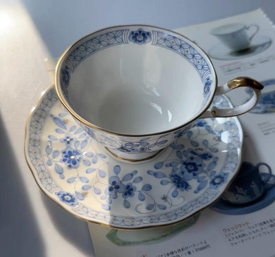 zwx 日本全新narumi米蘭咖啡杯鳴海骨瓷咖啡杯紅茶杯經典米蘭系