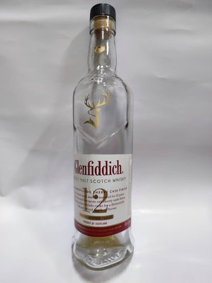 格蘭菲迪12年天使 藏威士忌 格蘭菲迪18年 格蘭菲迪15年/空酒瓶/玻璃瓶/酒瓶/裝飾/花瓶/收藏 空酒盒