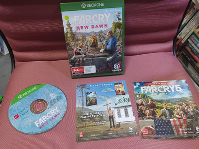 可玩可收藏 實體遊戲光碟 xbox one 極地戰嚎：破曉 Far Cry：New Dawn 極地戰壕 中文版保存良好