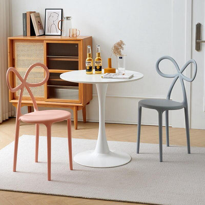 北歐塑料餐椅代簡約靠背餐廳奶茶店創意女生梳妝臺化妝椅子