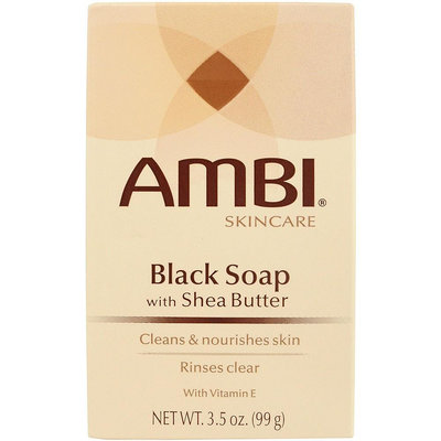 【AMBI 安比】黑鑽潔面皂/含乳油木果(3.5oz/99g)【7412】