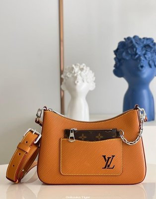 二手Louis Vuitton LV Marelle handbag M80794焦糖色