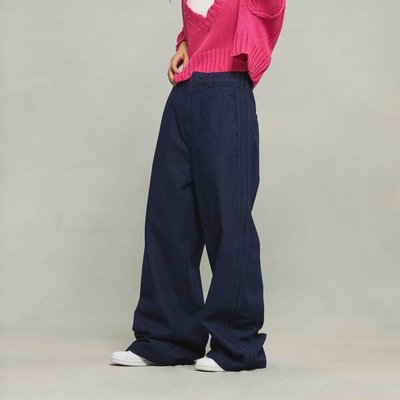 【RTG】ADIDAS OG 3 STRIPES JEANS 牛仔褲 單寧 長褲 寬褲 設計師聯名 女款 IN0266