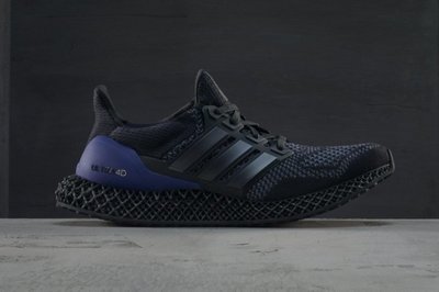 【S.M.P】Adidas Ultra 4D Core Black Release 科技鞋 黑藍 FW7089