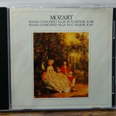 古典音樂/莫札特MOZART PIANO CONCERTO NO.20&21/二手CD