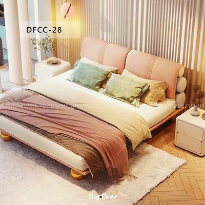【大熊傢俱】DFCC 28 床架 皮床 床組 軟床 造型床 卡通床 兒童床 實木 訂製 現代床