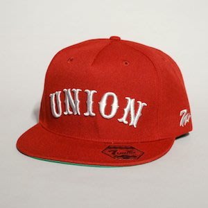 【AXE】7UNION -THE UNION WINE後扣式棒球帽 [紅] 西岸 滑板 衝浪 日牌 日本