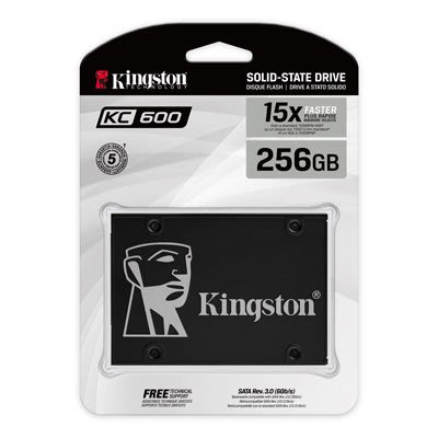【台中自取】金士頓 KC600系列 SKC600/256G 256G 256GB 2.5吋 SATA3 SSD /5年保