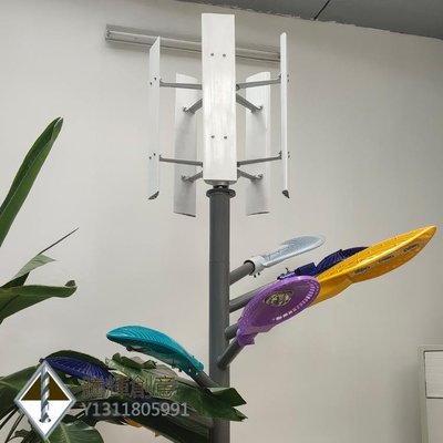 廠家H型50W-20KW垂直軸磁懸浮微風啟動風力發電機路燈監控家系統-騰輝創意