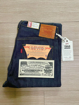 全新 日本製 LVC 1944 S501XX 44501 Levi’s Vintage Clothing