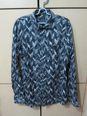 衣市藍~A|X ARMANI EXCHANGE Slim Ajustee 長袖襯衫 (L/G~) (201117)