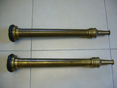 銅製出水瞄子(1)~~早期消防車用具~~隨機出貨~~單支價格~~懷舊.擺飾.道具