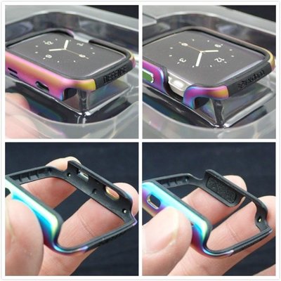 現貨供應 X-Doria Defense Apple Watch 保護殼 42mm 金屬質感 邊框 矽膠 軟殼