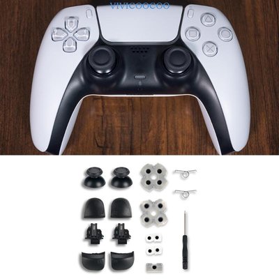 導電橡膠 R1-L1 R2-Triggers 適用於 PS5 控制器遊戲按鈕,帶 2 個彈簧