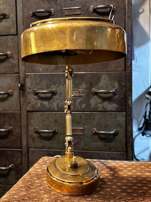1930s 法國 🇫🇷 全銅 桌燈 關節燈 純銅製小桌燈