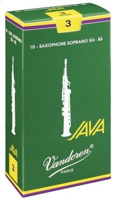 ∮愛友樂器∮Vandoren【Java Green Soprano Reeds 薩克斯風 高音 Java 綠盒 竹片】