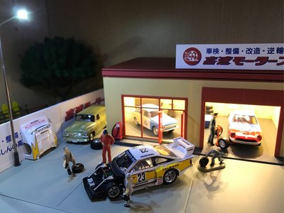 Tomytec 中古車店場景 僅供展示 未販售