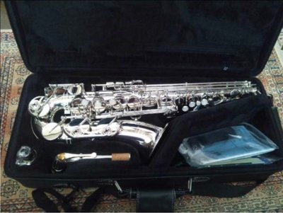 律揚樂器 日本製 銀色中音薩克斯風 YAMAHA YAS-62S alto sax（北部。中部可面交）