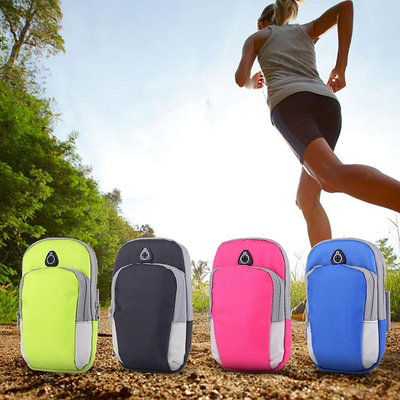 手機臂包戶外手機袋大容量男女款多功能跑步健身臂套腕包7寸通用