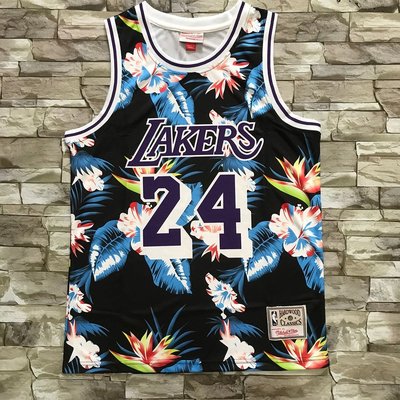 柯比·布萊恩 （Kobe Bryant）洛杉磯湖人隊24號 8號 球衣 花卉时尚版