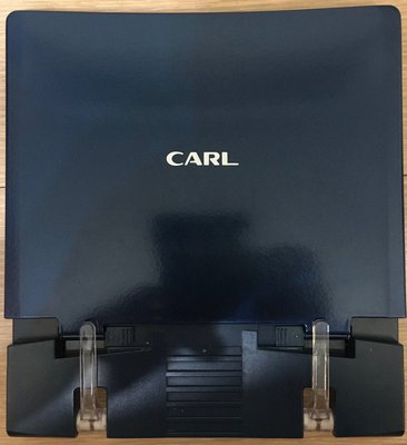( 自售)Carl BKS-10書本/平板電腦固定支架(金屬藍)(二手)(300元)(台中市)