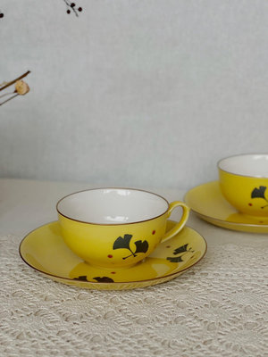 （清倉）日本香蘭社咖啡杯，昭和時期老香蘭社，杯子口徑約8cm