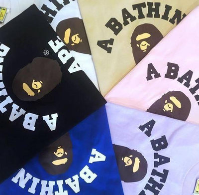 【潤資精品店】A BATHING APE BAPE COLLEGE TEE 春夏 經典 猿人 短袖 現貨