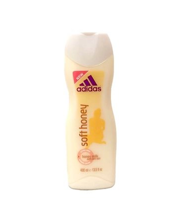 Adidas 女性專用 沐浴乳 - 蜜糖款 soft honey 400ml 英國進口 / 歐洲製造  (橘黃