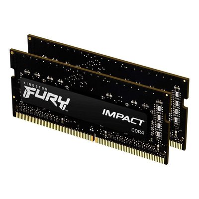 新風尚潮流 【KF432S20IBK2/64】 金士頓 32GB x2 DDR4-3200 筆記型 記憶體 IMPACT