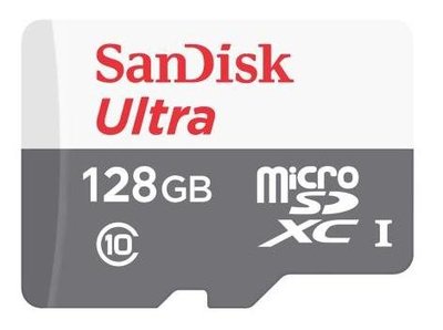 Sandisk Ultra microSDXC 128GB 記憶卡〔無轉卡〕TF 128G UHS-I C10 100MB/s 公司貨 SDSQUNR