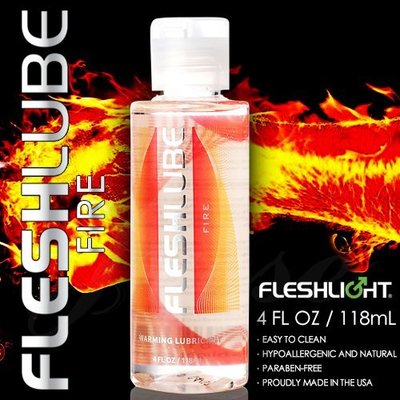 ♥誘惑精靈♥美國Fleshlight-Fleshlube Fire 水性熱感潤滑液-4oZ/118ML