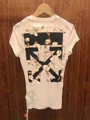 OFF-WHITE 19SS 花語系列 木棉花主題 短袖T恤