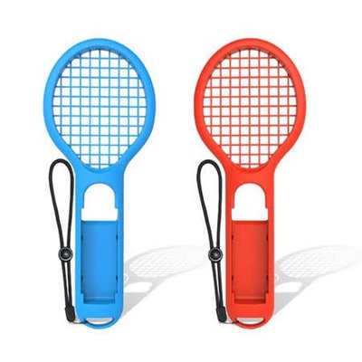 Switch NS 瑪利歐網球 網球拍 羽球拍 體感遊戲 球拍 紅藍色 1組2入 DOBE IPLAY【台中大眾電玩】