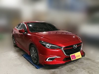 諾亞 2017年 Mazda 3 馬自達3 馬3  D款 小包圍 前下巴 後下巴 空力套件