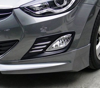 【JR佳睿精品】Hyundai 現代 Elantra 12-15 霧燈框 霧燈框+電鍍飾條 前下巴 改裝 精品