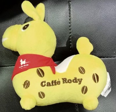 特價品 Caffe Rody 跳跳馬 領巾 造型 娃娃 玩偶 玩具 3吋 鮮黃色 娃娃機 可面交